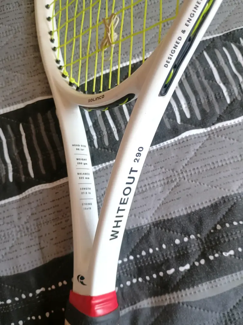 Raquetas de tenis Solinco Whiteout 290 y 305xtd - 3
