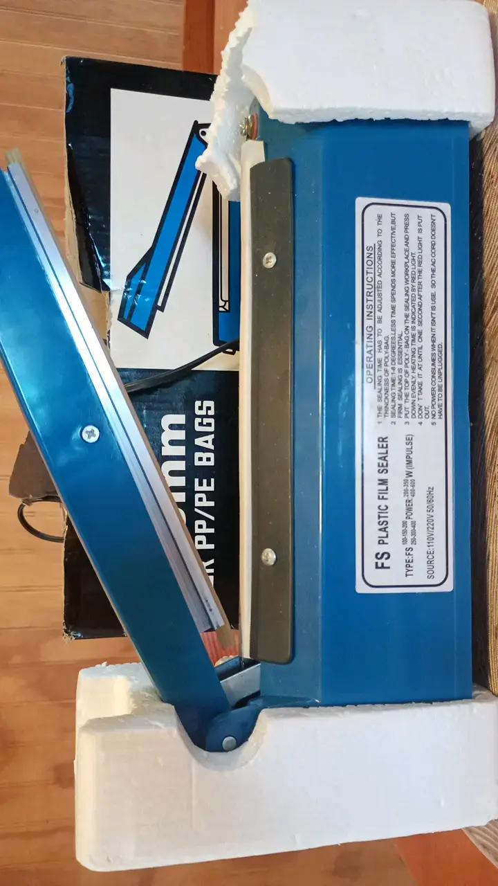Selladora de pulso 200mm para Bolsas PP/PE - 2