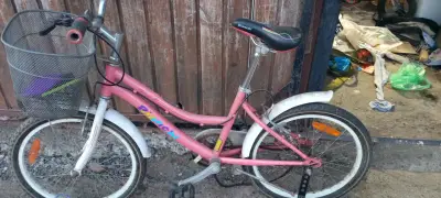 Bicicleta infantil Bianchi Classic 20 rosa con canasto - miniatura 1