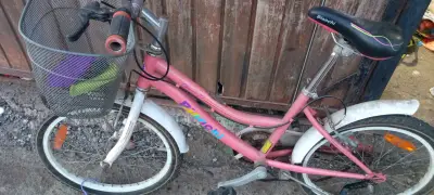 Bicicleta infantil Bianchi Classic 20 rosa con canasto - miniatura 3