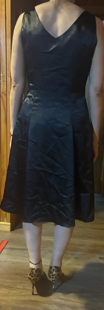 Vestido negro elegante talla 40 - 2
