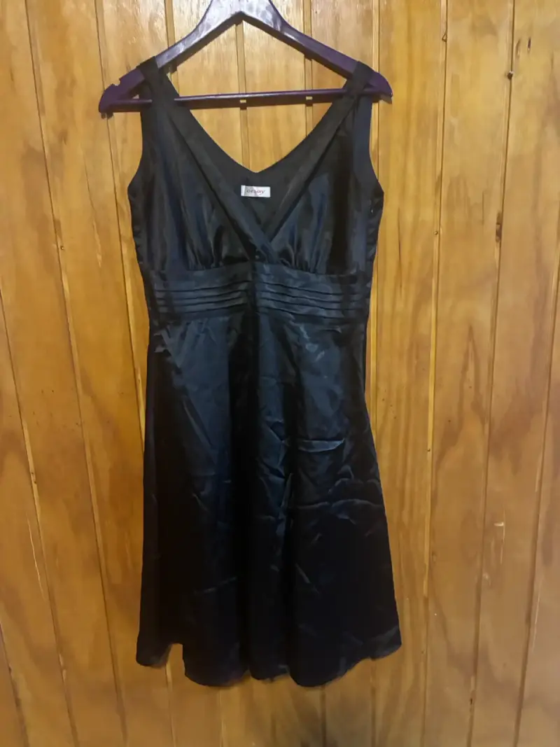 Vestido negro elegante talla 40 - 5