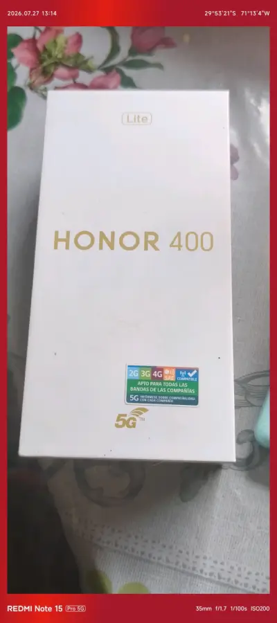 Smartphone Honor 400 Lite 5G rojo - miniatura 4