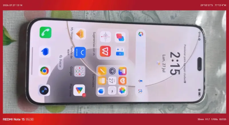 Smartphone Honor 400 Lite 5G rojo - 6