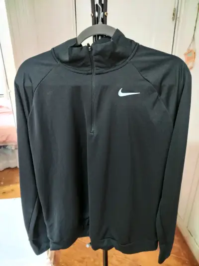 [nuevo]Polerón Deportivo Negro Nike Dri-Fit - miniatura 1