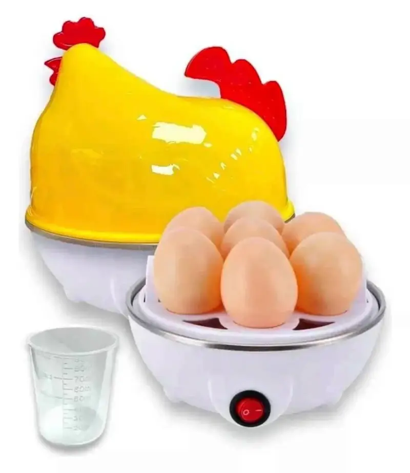 Cocedor de Huevos Eléctrico con Diseño de Gallina - 1