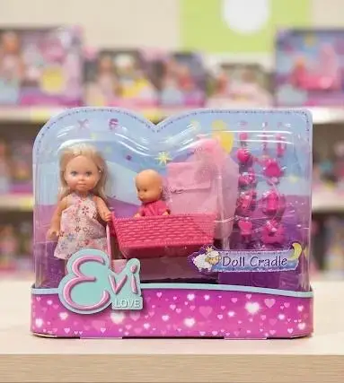 Muñeca Evi Love con cuna y accesorios - miniatura 1