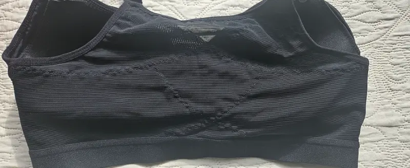 Sostén deportivo negro talla XL - 2