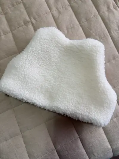 Chaleco de bebé blanco H&M suave - miniatura 4