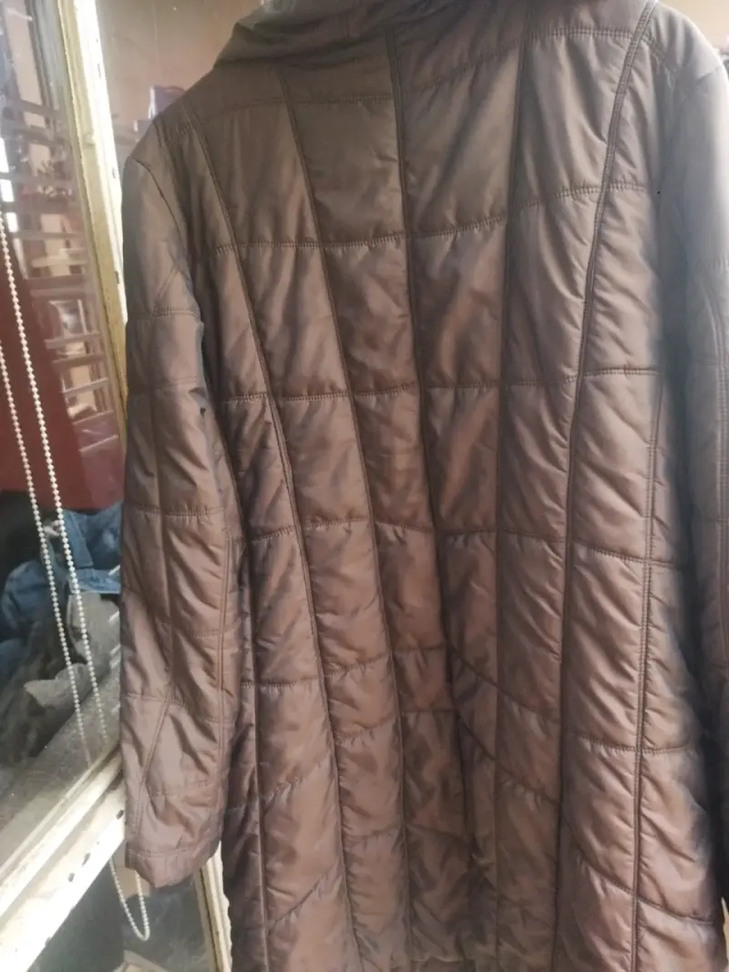 Chaqueta acolchado marrón para mujer - 1
