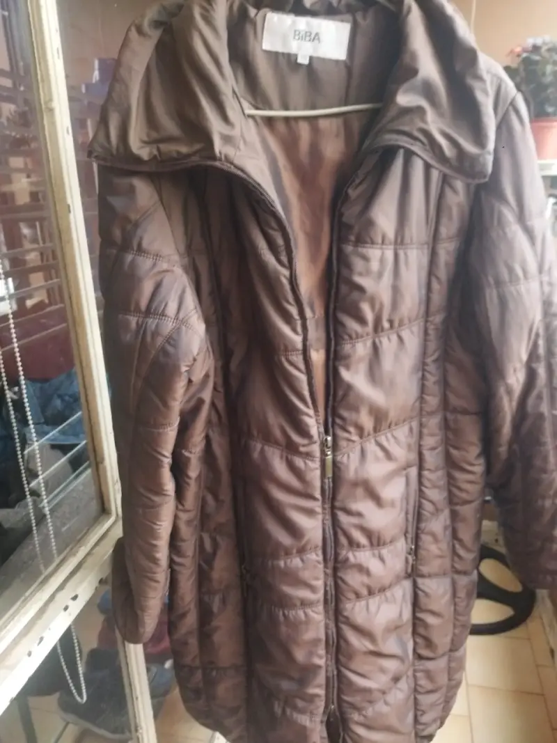 Chaqueta acolchado marrón para mujer - 2