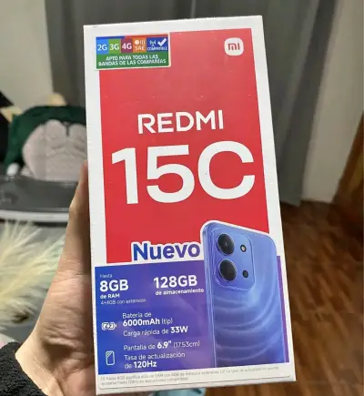 Smartphone Xiaomi Redmi 15C 128GB Azul Nuevo - miniatura 1