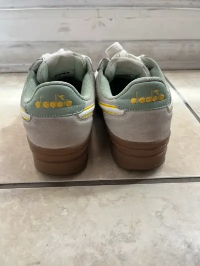 Zapatillas deportivas Diadora color rosa y verde - miniatura 4