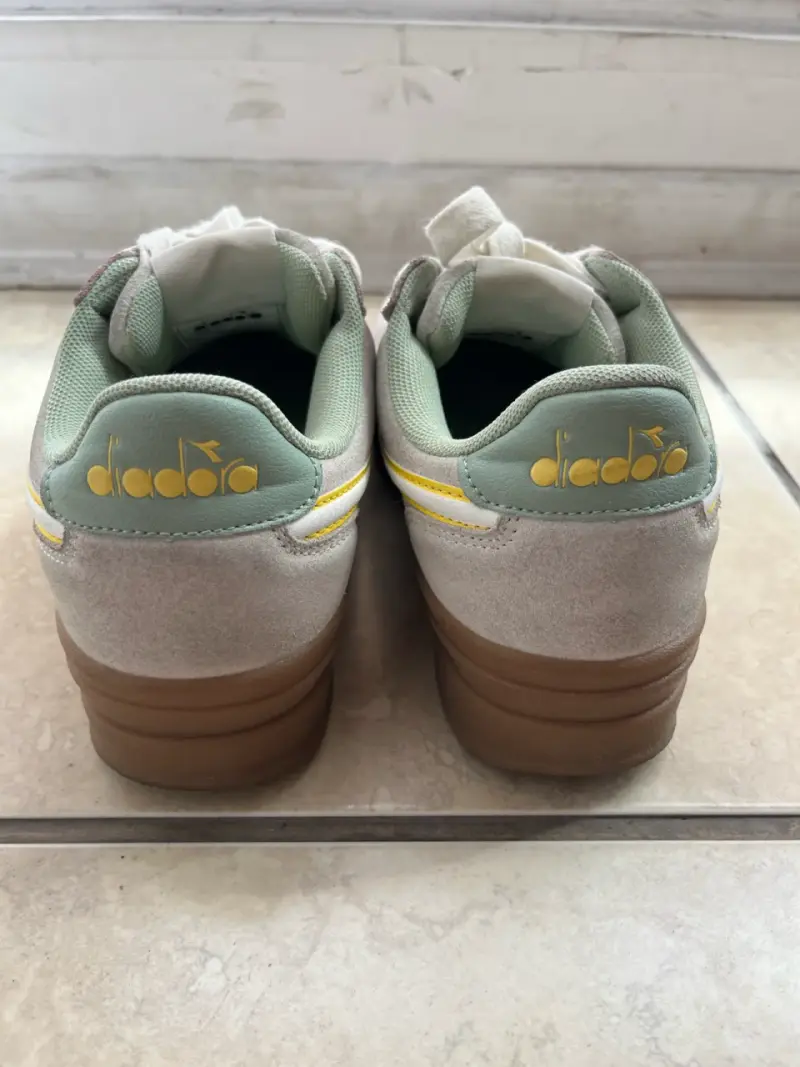 Zapatillas deportivas Diadora color rosa y verde - 5