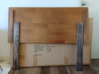 Cabecera de cama de madera 1,5 plaza - miniatura 2