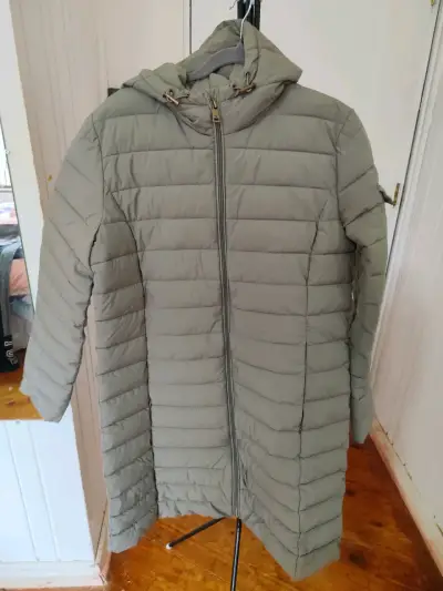 [nuevo]Abrigo largo acolchado verde Ralph Lauren - miniatura 1