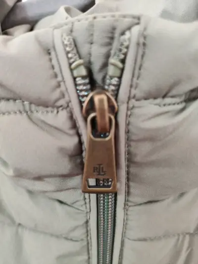 [nuevo]Abrigo largo acolchado verde Ralph Lauren - miniatura 3