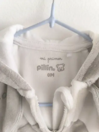 Osito pillin plush de bebé foca gris y blanco - miniatura 3