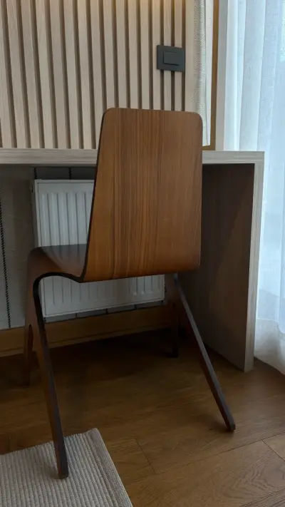 Silla de madera moderna para escritorio - miniatura 2