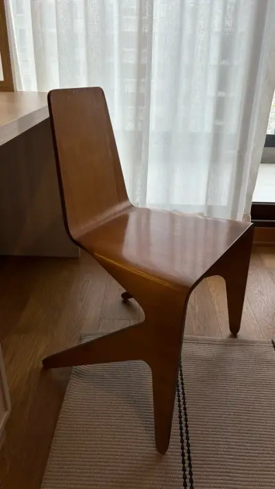 Silla de madera moderna para escritorio - miniatura 3