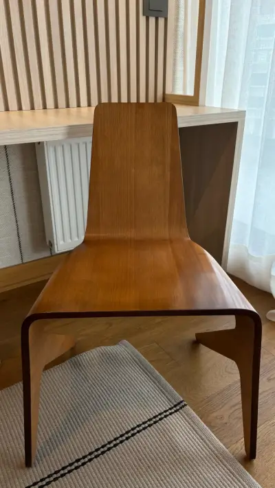 Silla de madera moderna para escritorio - miniatura 4