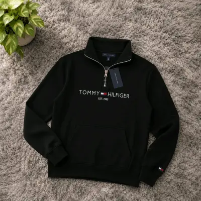 Polerón Tommy Hilfiger quarter zip🤩 - miniatura 3