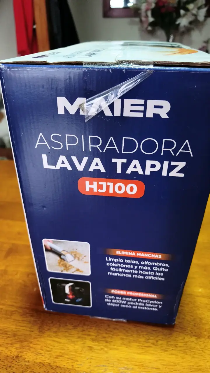 Aspiradora Lava Tapiz Maier HJ100 600W - 2