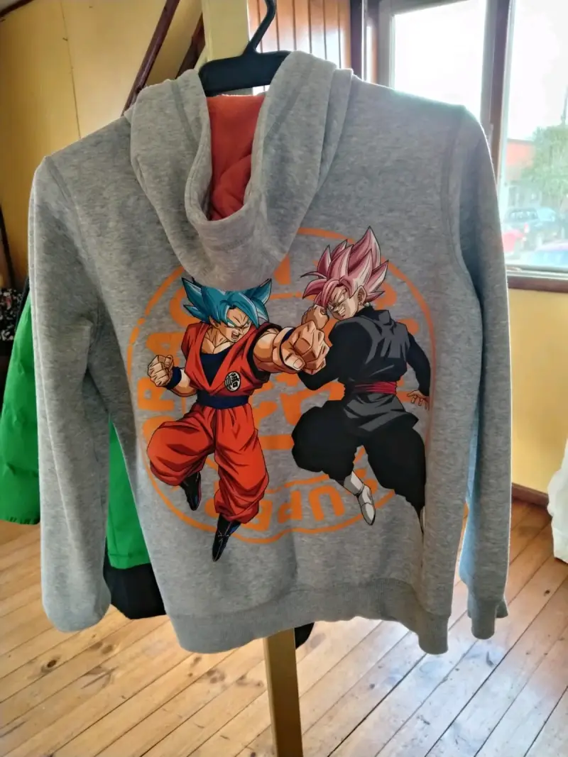 Polerón con capucha Dragon Ball Super gris - 2