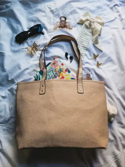 Bolso tote gris elegante para mujer - miniatura 2