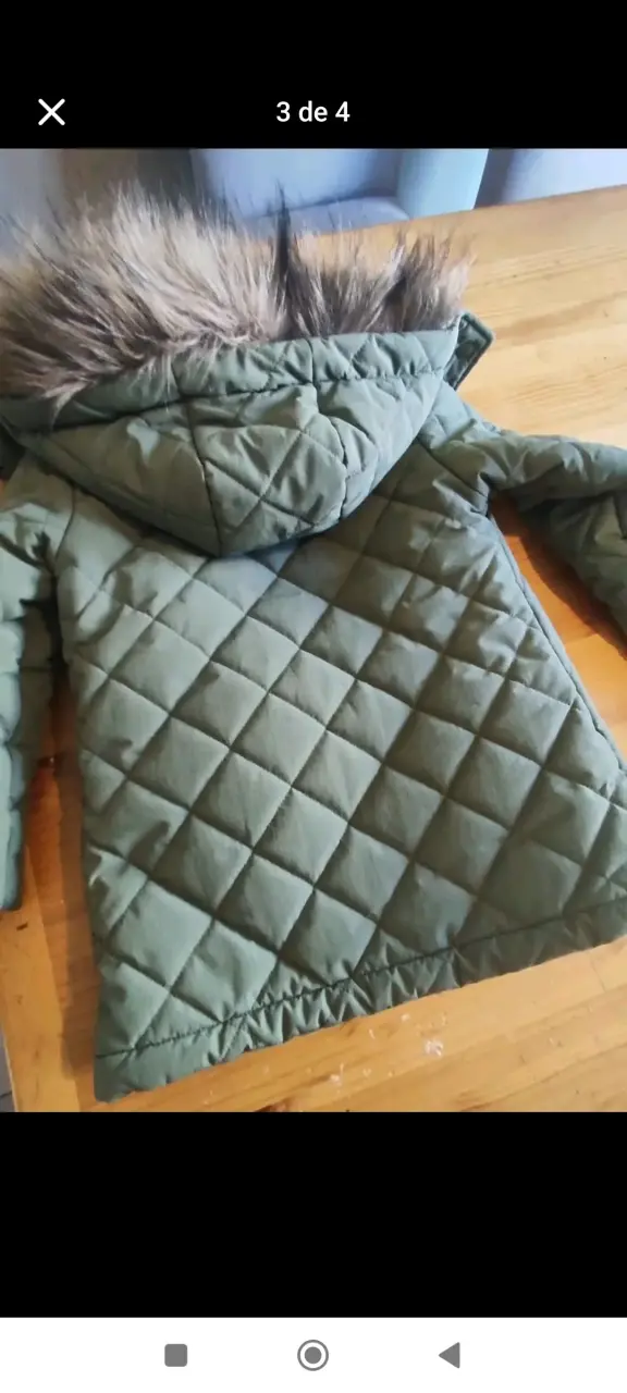 Chaqueta waterproof verde Hush Puppies para niña - 3