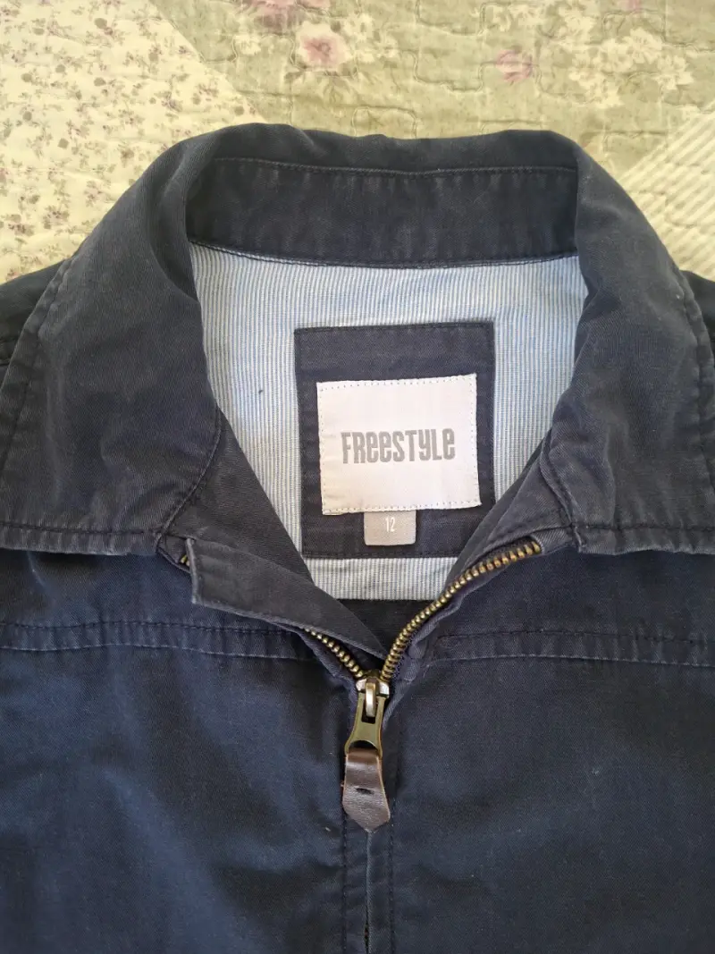 Chaqueta azul para hombre Freestyle talla 12 - 3