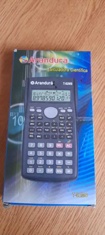 Calculadora científica Arandurá T-82MS con caja - miniatura 2