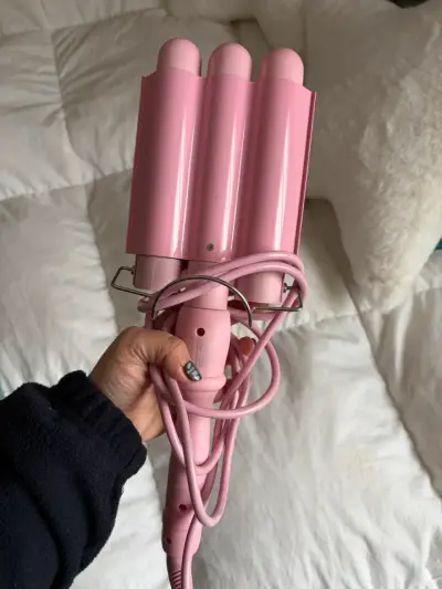 Rizador de Pelo Triple Barril Rosa - miniatura 4