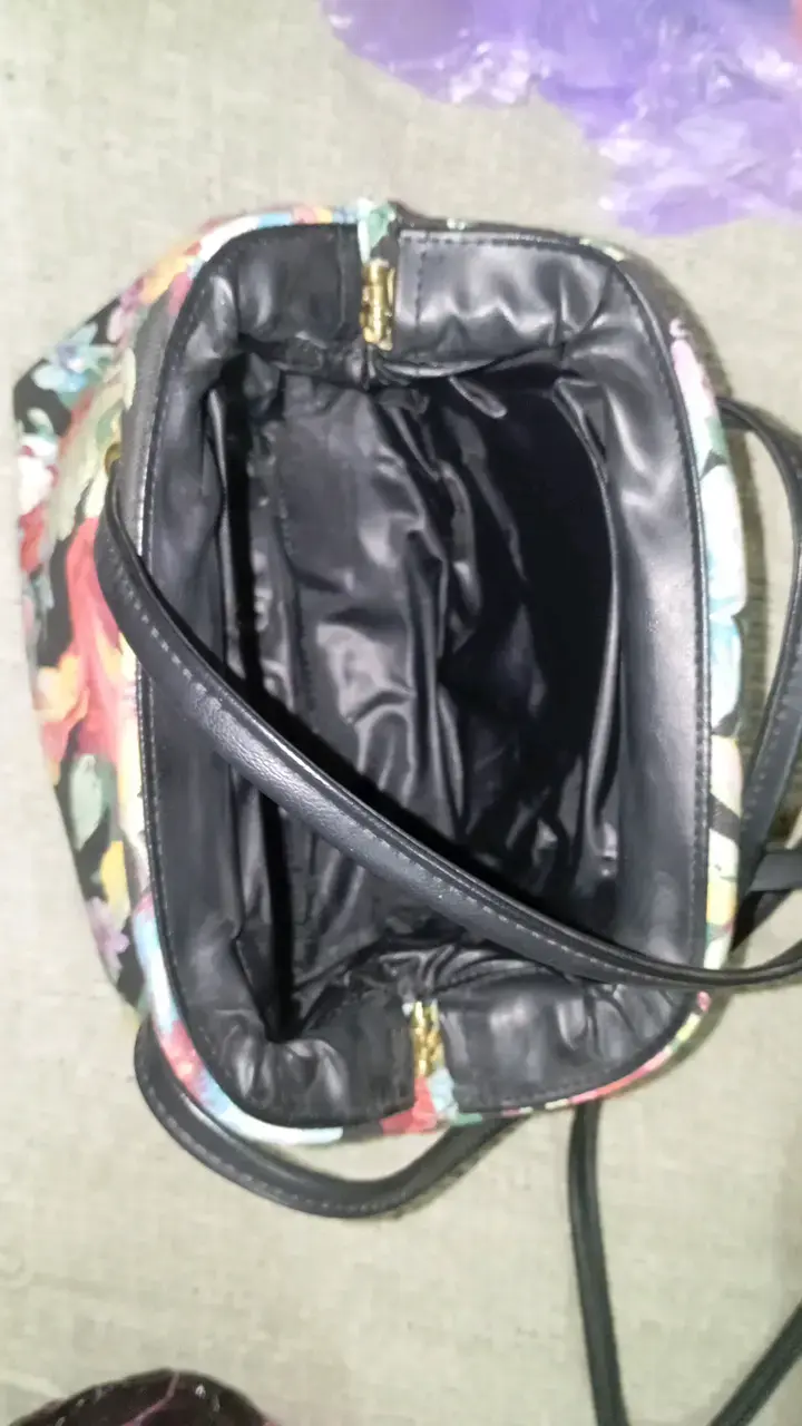 Cartera de hombro floral vintage - 3