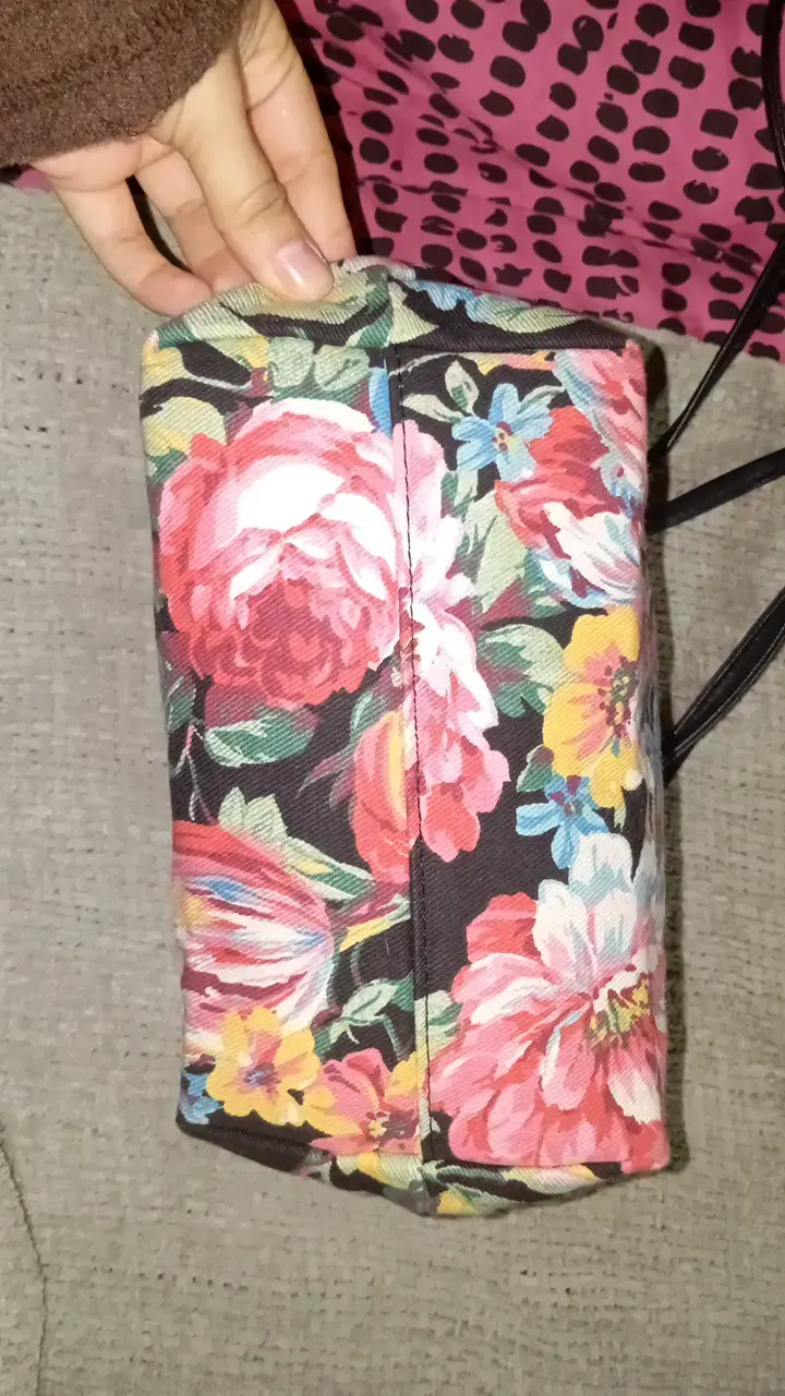 Cartera de hombro floral vintage - 5