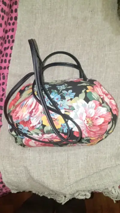 Cartera de hombro floral vintage - miniatura 6