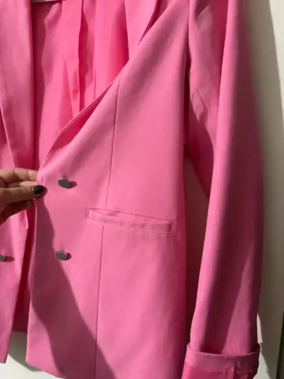 Blazer rosa mujer FSP elegante - miniatura 2