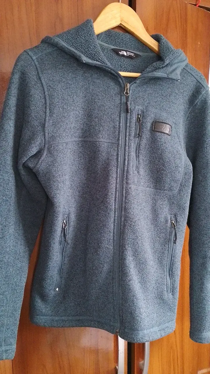 Chaqueta polar con capucha The North Face gris - 2