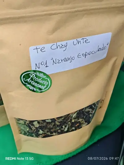 Té Chai Unte Naranja Especulado Artesanal - miniatura 1