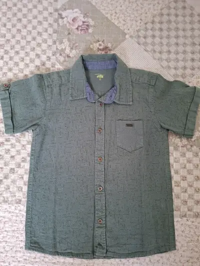 Camisa verde para niño Apache talla 8 - miniatura 1