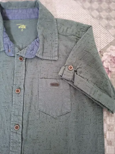 Camisa verde para niño Apache talla 8 - miniatura 2