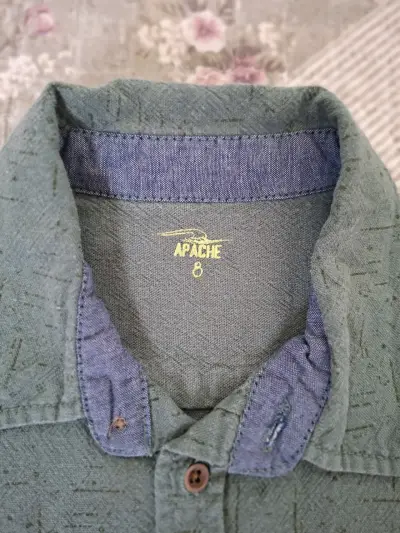 Camisa verde para niño Apache talla 8 - miniatura 3