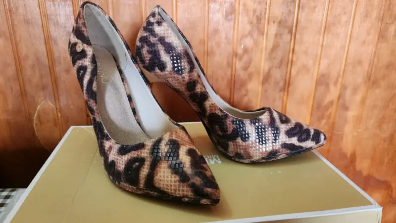 Tacones altos animal print para mujer - 3
