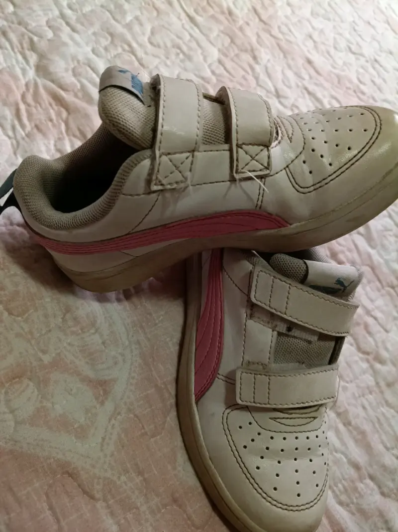 Zapatillas deportivas infantiles Puma beige - 2