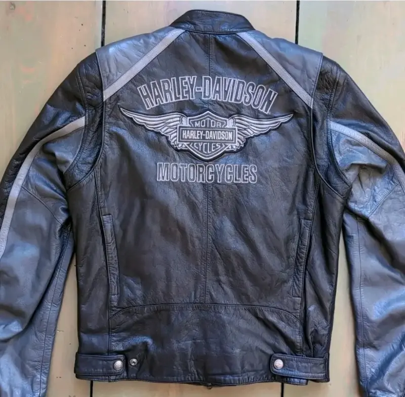 Chaqueta de cuero Harley-Davidson para motociclistas - 2