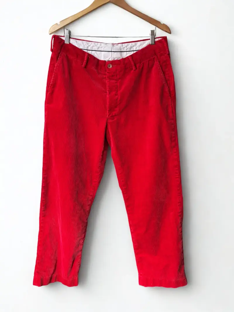 Pantalón de cotelé rojo. T35/30. Polo Ralph Lauren - 1