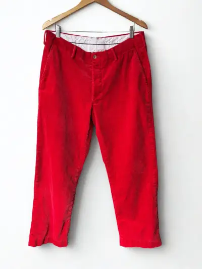 Pantalón de cotelé rojo. T35/30. Polo Ralph Lauren - miniatura 1