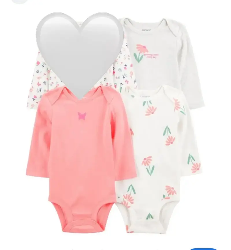 Set bodies Carter's manga larga - 6