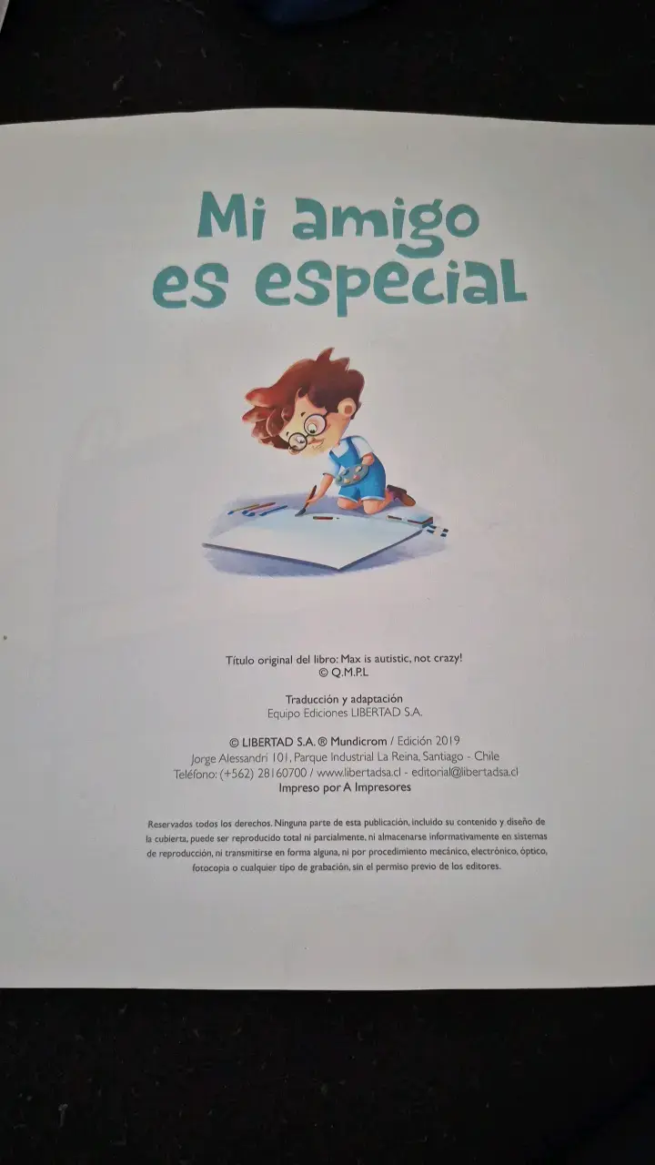 Libro infantil 'Mi amigo es especial' Mundicrom - 2