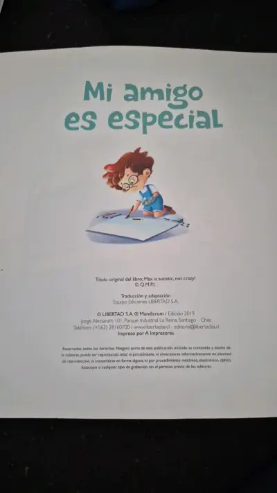 Libro infantil 'Mi amigo es especial' Mundicrom - miniatura 2